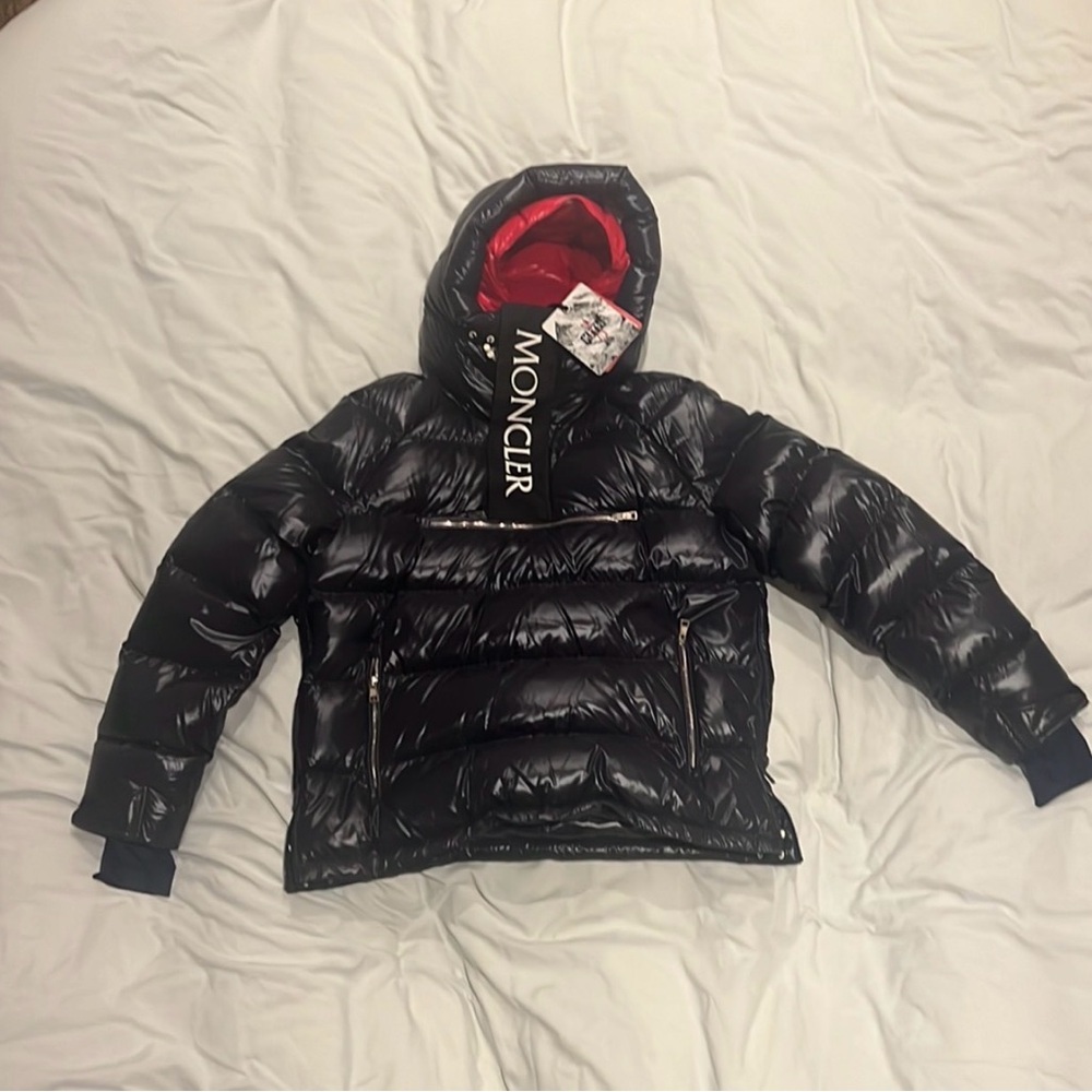 Moncler x KITH Men's Blue and Red Puffer Jacket - BRAND NEW never worn